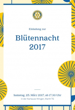 Einladung Bluetennacht 2017